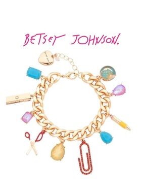 BETSEY JOHNSON
School Charms Drama Bracelet